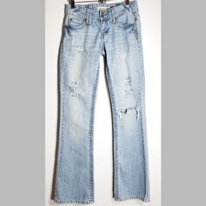 Aeropostale Distressed Jeans Chelsea Boot Cut